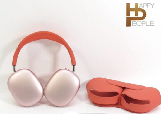 Belaidės Bluetooth ryšio garsą slopinančios ausinės su dėklu, rožinė